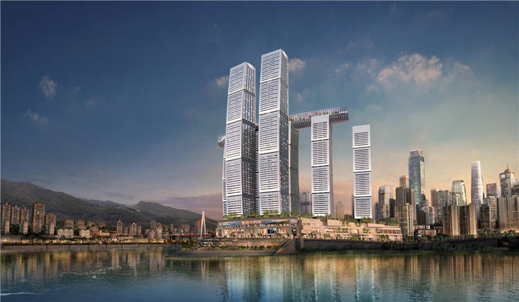 中國重慶市來福士廣場項目裙樓商業(yè)公區(qū)